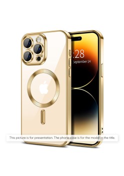 Husa pentru Samsung Galaxy A35 5G - Techsuit Luxury Crystal MagSafe - Gold