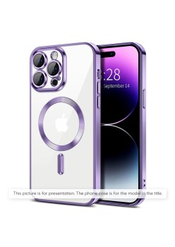 Husa pentru Samsung Galaxy A35 5G - Techsuit Luxury Crystal MagSafe - Light Purple