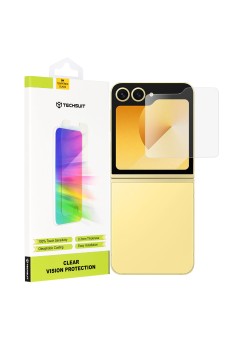 Folie pentru Samsung Galaxy Z Flip6 - Techsuit Clear Vision Glass [Outside Screen] - Transparent