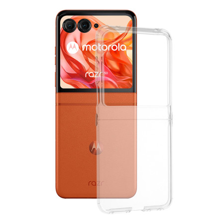 Husa TPU pentru Motorola Razr 50, PRO Slim, Clear