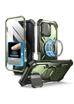 Husa pentru iPhone 16 Pro + Folie - I-Blason Armorbox - Guldan