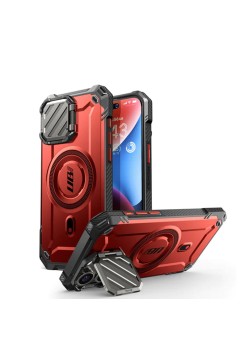 Husa pentru iPhone 16 Pro - Supcase Unicorn Beetle XT MagSafe - Ruddy