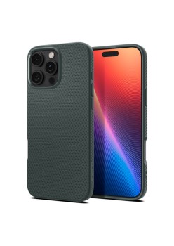 Husa pentru iPhone 16 Pro Max - Spigen Liquid Air - Abyss Green