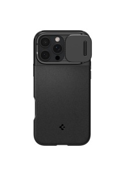 Husa iPhone 16 Pro Max - Spigen Optik Armor MagSafe - Black