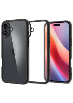 Husa pentru iPhone 16 - Spigen Ultra Hybrid - Matte Black