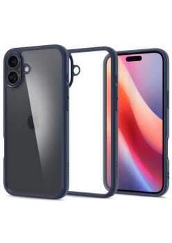 Husa pentru iPhone 16 - Spigen Ultra Hybrid - Navy Blue