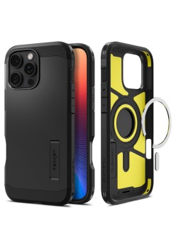Husa pentru iPhone 16 Pro Max - Spigen Tough Armor MagSafe - Black