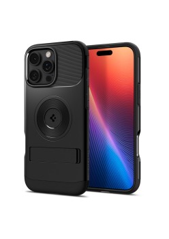 Husa pentru iPhone 16 Pro - Spigen Slim Armor MagSafe - Black