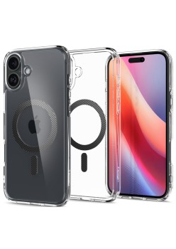 Husa pentru iPhone 16 - Spigen Ultra Hybrid MagSafe - Carbon Fiber
