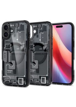 Husa pentru iPhone 16 - Spigen Ultra Hybrid Zero One MagSafe - Black