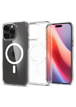 Husa pentru iPhone 16 Pro Max - Spigen Ultra Hybrid MagSafe - White