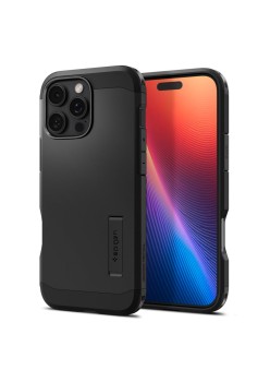 Husa pentru iPhone 16 Pro - Spigen Tough Armor MagSafe - Black