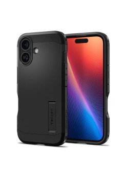 Husa pentru iPhone 16 Plus - Spigen Tough Armor MagSafe - Black