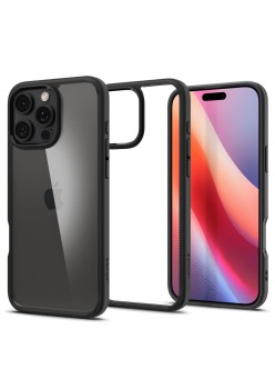 Husa pentru iPhone 16 Pro - Spigen Ultra Hybrid - Matte Black