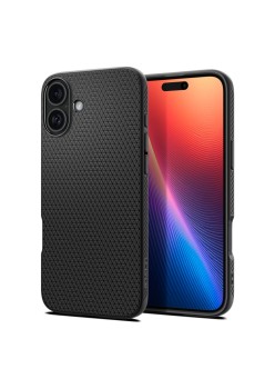 Husa pentru iPhone 16 - Spigen Liquid Air - Matte Black