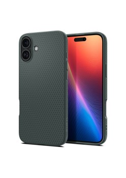 Husa pentru iPhone 16 - Spigen Liquid Air - Abyss Green