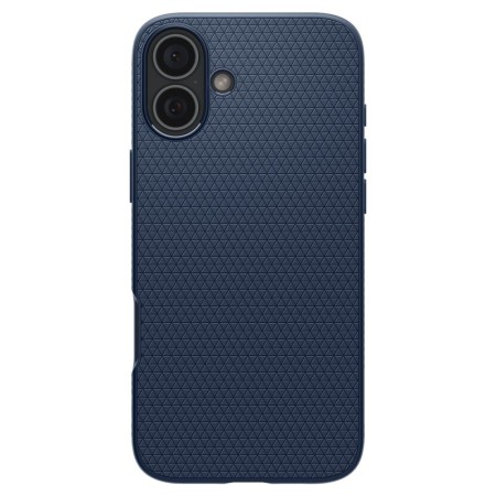 Husa pentru iPhone 16 - Spigen Liquid Air - Navy Blue