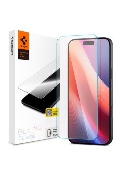 Folie pentru iPhone 16 Pro - Spigen Glas.tR Slim - Clear