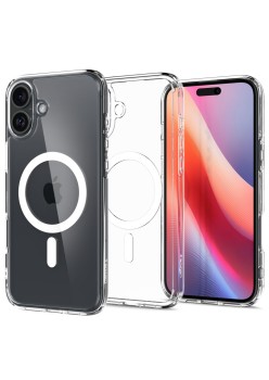 Husa pentru iPhone 16 Plus - Spigen Ultra Hybrid MagSafe - White