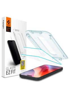 Folie pentru iPhone 16 Pro Max (set 2) - Spigen Glas.tR EZ FIT - Clear