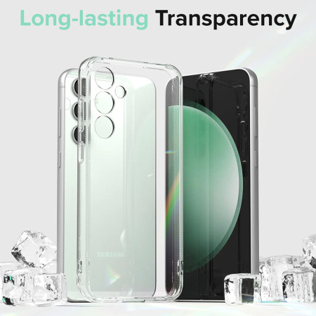 Husa pentru Samsung Galaxy S23 FE Ringke Fusion, Clear