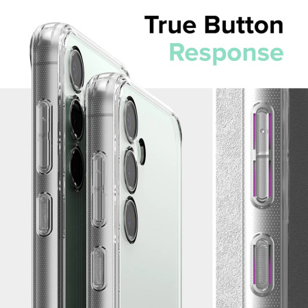 Husa pentru Samsung Galaxy S23 FE Ringke Fusion, Clear