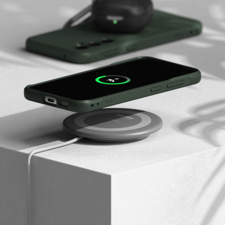 Husa pentru Samsung Galaxy S23 FE Ringke Onyx, Dark Green