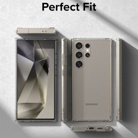 Husa pentru Samsung Galaxy S24 Ultra, Ringke Fusion, Matte Clear