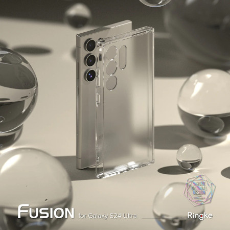 Husa pentru Samsung Galaxy S24 Ultra, Ringke Fusion, Matte Clear