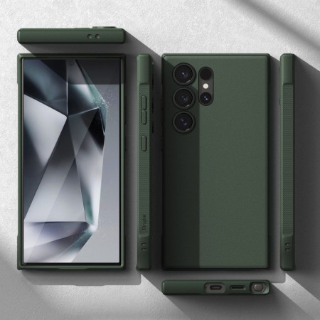 Husa pentru Samsung Galaxy S24 Ultra, Ringke Onyx, Dark Green