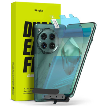 Folie pentru OnePlus 12, set 2 buc, Ringke Dual Easy Full, Clear