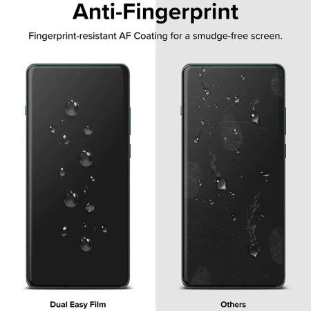 Folie pentru OnePlus 12, set 2 buc, Ringke Dual Easy Full, Clear