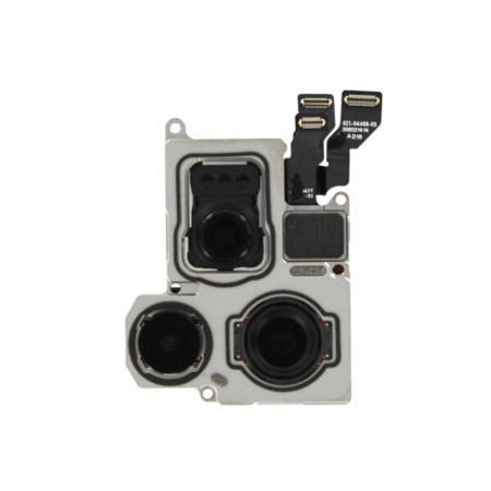 Camera pentru Spate iPhone 15 Pro Max, 48MP + 12MP + 12MP, OEM,  Black