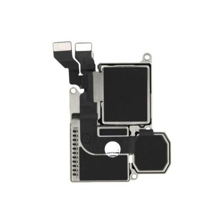 Camera pentru Spate iPhone 15 Pro Max, 48MP + 12MP + 12MP, OEM,  Black
