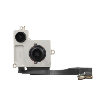 Camera Spate pentru iPhone 15 Plus, 48MP + 12MP, OEM, Black