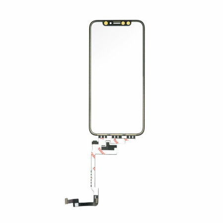 Touchscreen Compatibil cu iPhone XS + Banda + OCA, OEM, Black