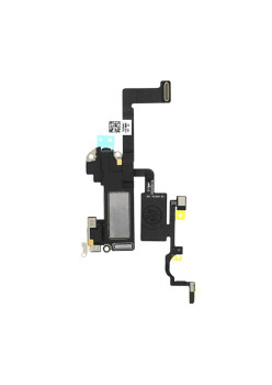 Difuzor Ureche Compatibil cu iPhone 12, cu Senzor Lumina Proximitate si Banda, OEM, Black