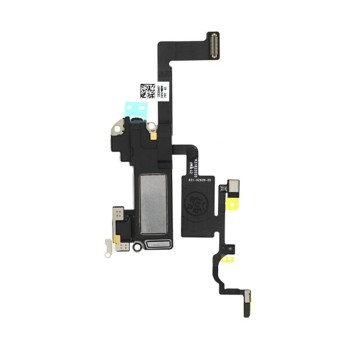 Difuzor Ureche Compatibil cu iPhone 12, cu Senzor Lumina Proximitate si Banda, OEM, Black