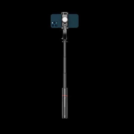 Selfie Stick cu Trepied si Telecomanda, 70cm - Techsuit (L19s) - Black