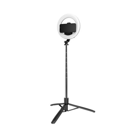 Selfie Stick cu Trepied si Telecomanda, 168cm - Techsuit (Q05s) - Black