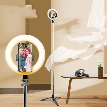 Selfie Stick cu Trepied si Telecomanda, 168cm - Techsuit (Q05s) - Black