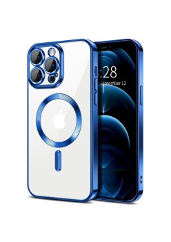 Husa pentru iPhone 12 Pro Max - Techsuit Luxury Crystal MagSafe - Deep Blue