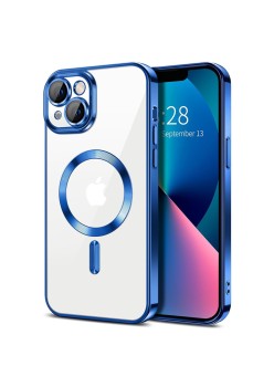 Husa pentru iPhone 13 - Techsuit Luxury Crystal MagSafe - Deep Blue