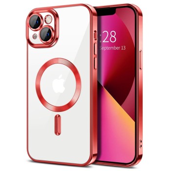 Husa pentru iPhone 13 - Techsuit Luxury Crystal MagSafe - Red