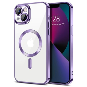 Husa pentru iPhone 13 - Techsuit Luxury Crystal MagSafe - Light Purple