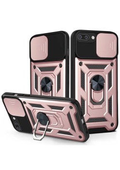 Husa pentru iPhone 7 Plus / 8 Plus - Techsuit CamShield Series - Rose Gold
