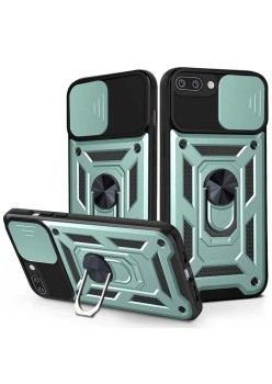 Husa pentru iPhone 7 Plus / 8 Plus - Techsuit CamShield Series - Green