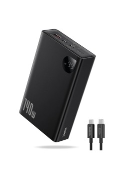 Acumulator Extern pentru Laptop, USB, 2x Type-C, 24000mAh, 140W - Baseus Adaman (P10021508113-00) - Black