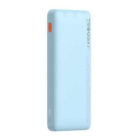 Acumulator Extern USB, Type-C, Micro-USB, 20W, 10000mAh + Cablu Type-C - Baseus Airpow (P10022801313-00) - Galaxy Blue