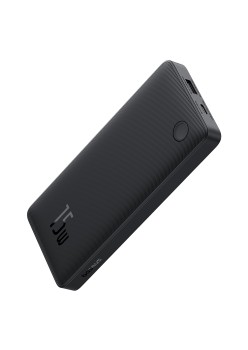 Acumulator Extern USB, Type-C, 15W, 10000mAh + Cable Type-C, 30cm - Baseus Airpow Lite (P10067500123-00) - Cosmic Black